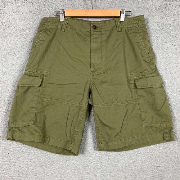 Polo Ralph Lauren Other - Polo Ralph Lauren Cargo Shorts Men's 33 Olive Green Heavyweight 9.5" Relaxed Fit